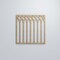 Ekena Millwork Medium Cedar Park Decorative Fretwork Wood Wall Panels, Hickory, 15 3/8"W x 15 3/8"H x 3/8"T WALW16X16X0375CRPHI - alternate 2